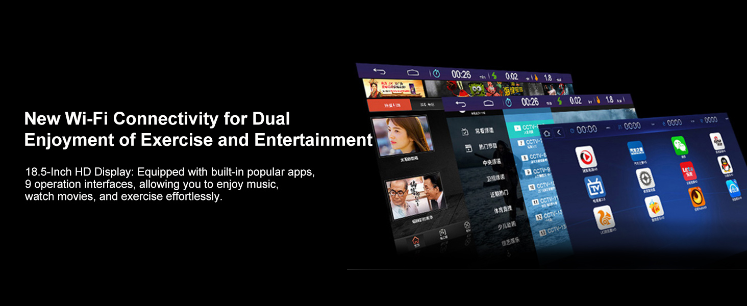 Treadmill for Home& Commercial Gym with 20% Auto Incline