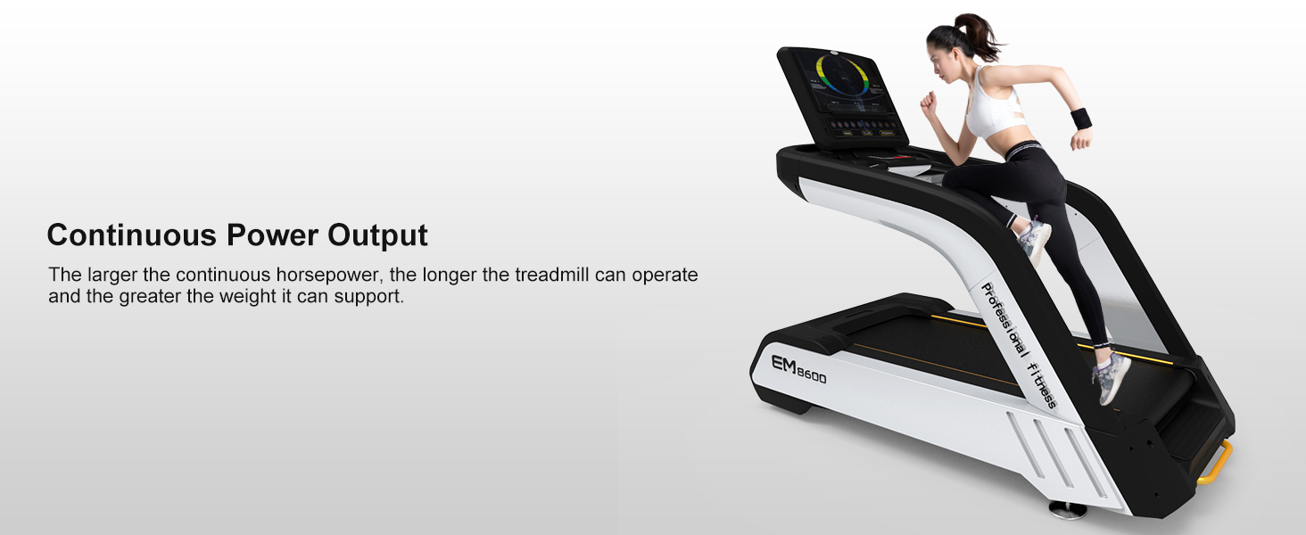 Treadmill for Home& Commercial Gym with 20% Auto Incline